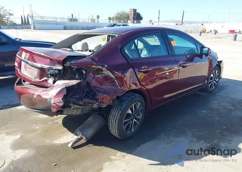 2014 Honda Civic Ex из США, поврежденный, VIN 19XFB2F82EE272335